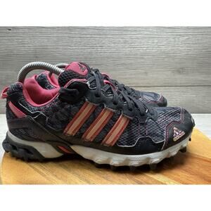 Adidas Women's Thrasher 1.1 C76331 Gray Black Pink Running Shoes Size 9
